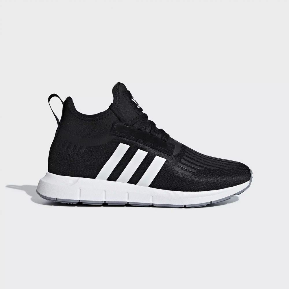 Adidas Swift Run Barrier Tenis Negros Para Hombre (MX-72137)